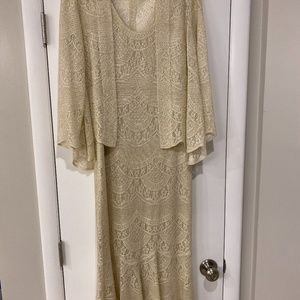 Cream Damianou Dress and Jacket